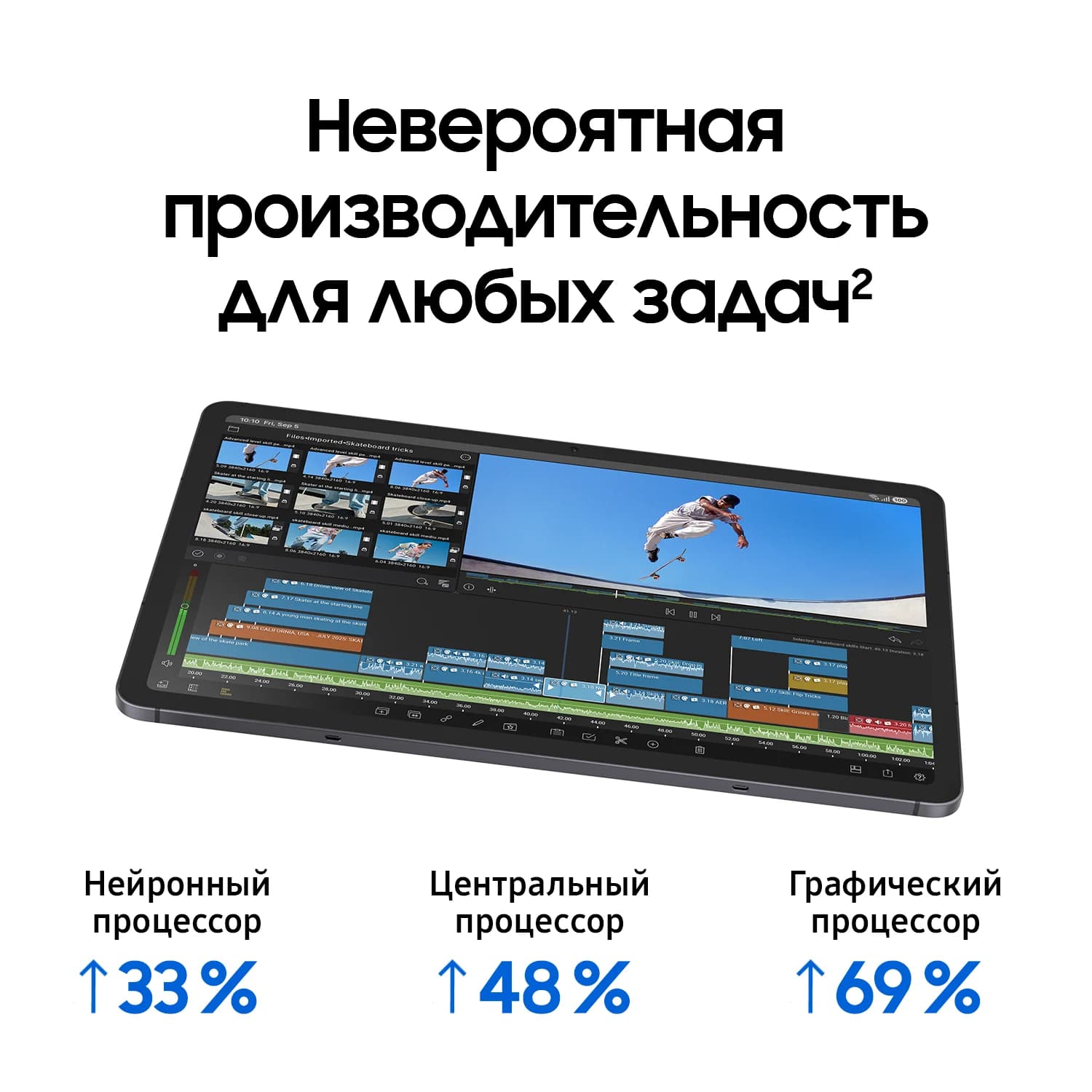 Планшет Samsung Galaxy Tab S11 5G, 12/512gb, Silver