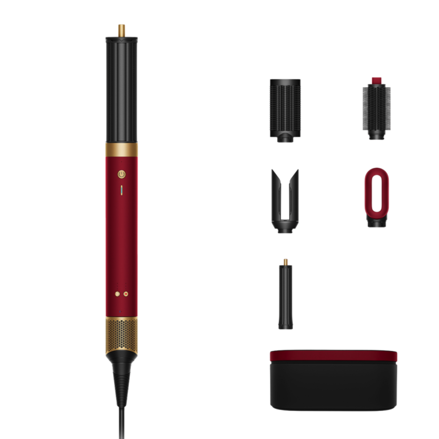 Стайлер Dyson HS09 Hairstyler Airwrap Air Lab Coanda 2x Complete Straight+Wavy (Red Velvet/Gold) (2025)