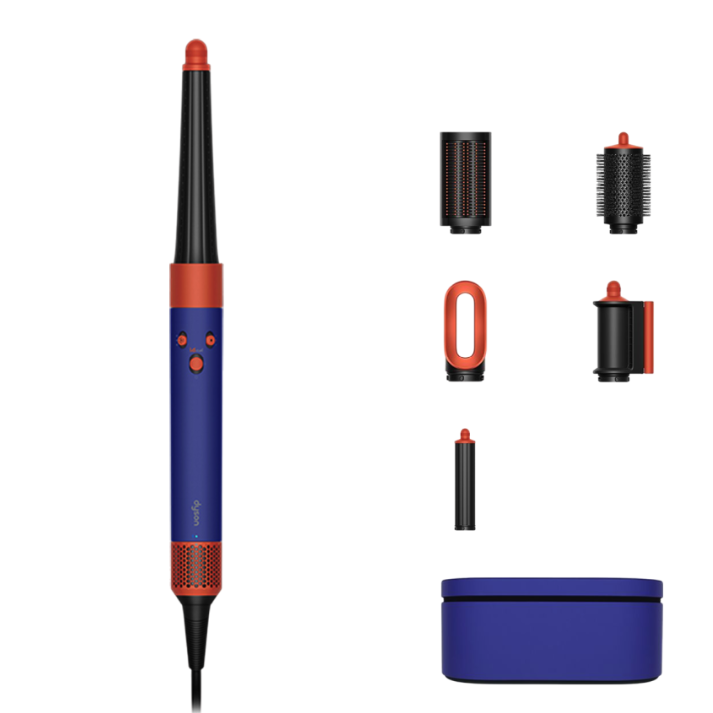 Стайлер Dyson HS08 Hairstyler Airwrap i.d. Straight+Wavy (Vinca Blue/Topaz Orange) (2024)