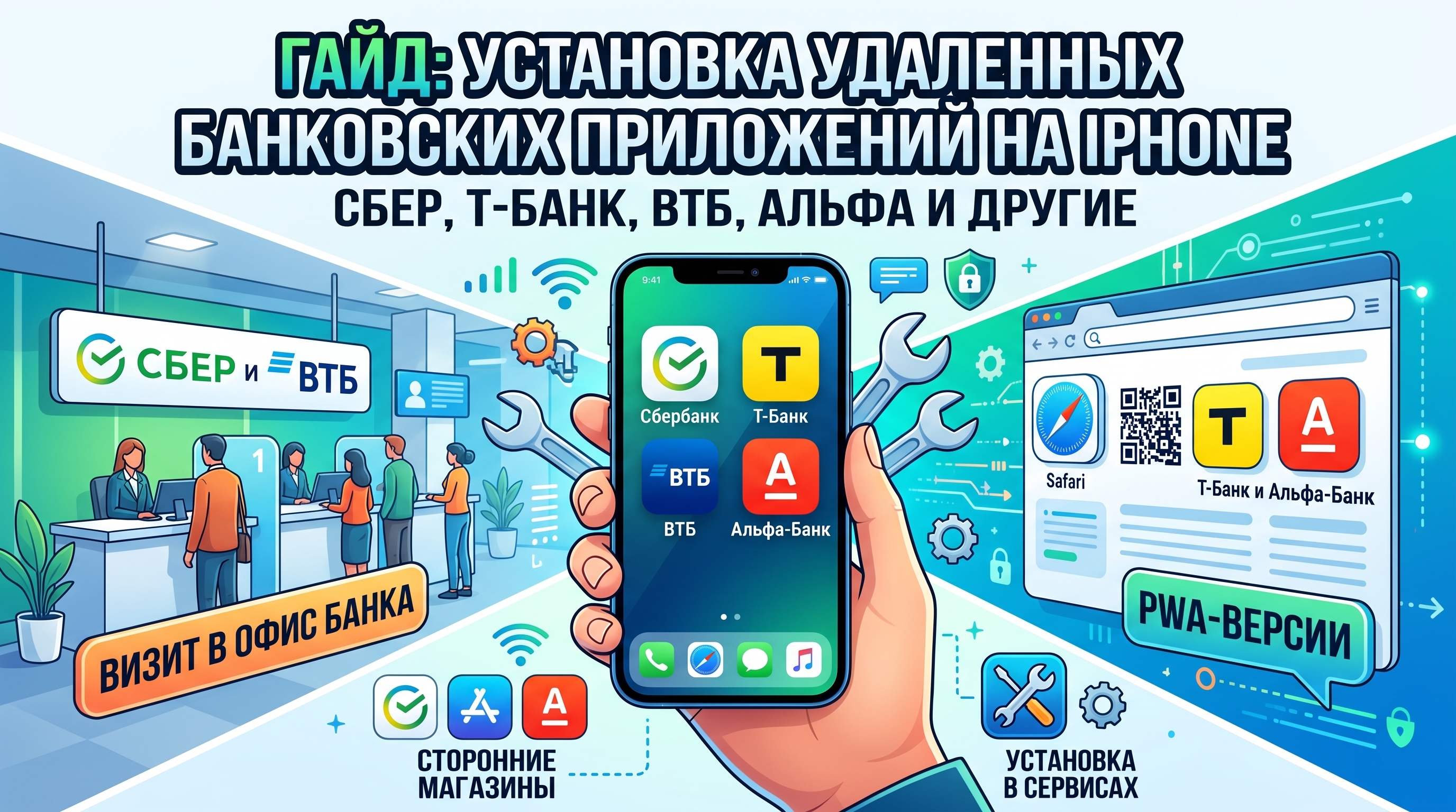 Удаленные приложения из App Store: как вернуть банки и сервисы на iPhone